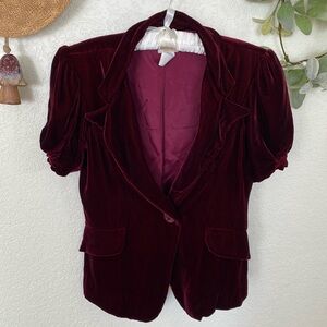 Velvet Blazer